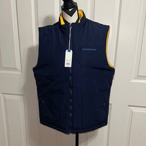 Southern Tide Dark Blue Laguna Grande Reversible Vest